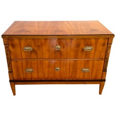 Antique Biedermeier Saloon Commode, Cherry with Inlays, South Germany circa 1820
