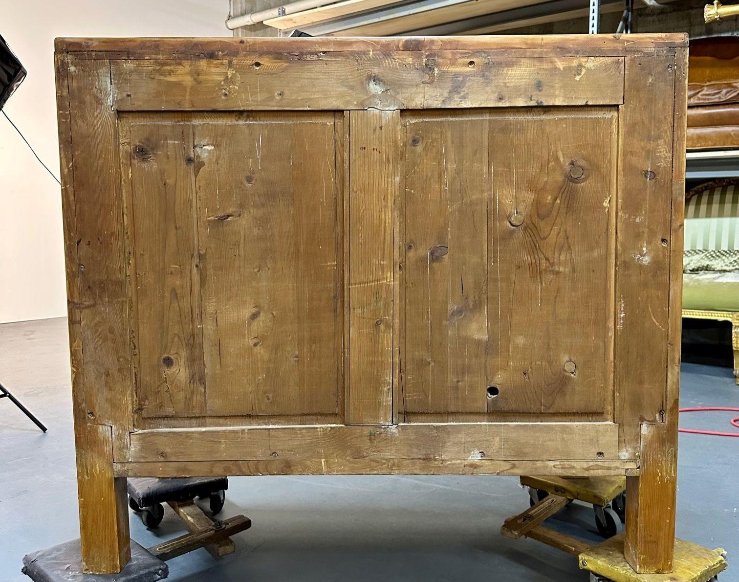 Refinished Biedermeier Four Drawer Satin Birch Chest, Dresser or Commode, 1850s For Sale 14
