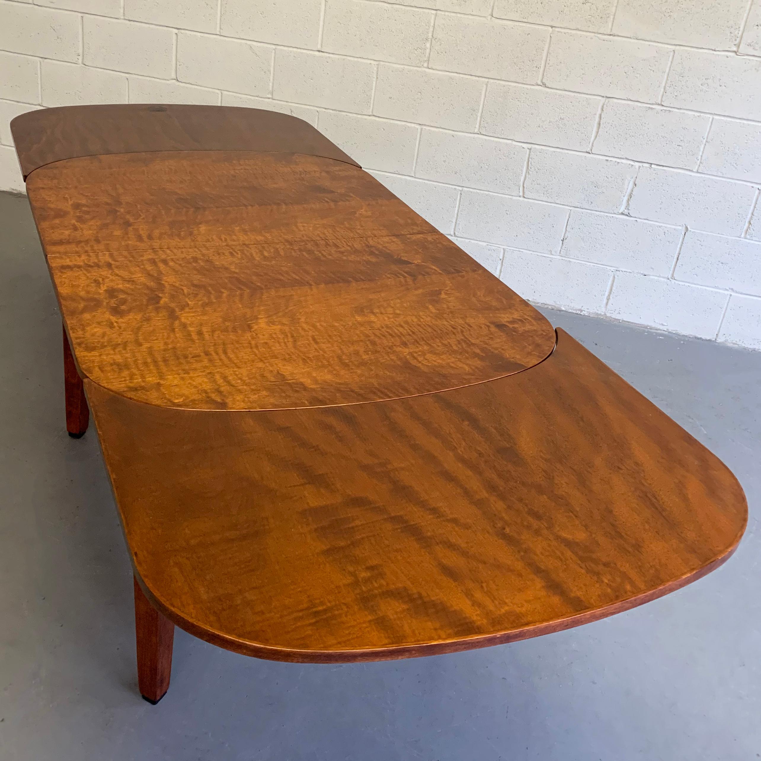 Biedermeier Satinwood Expanding Dining Table by Ruscheweyh Tisch 3