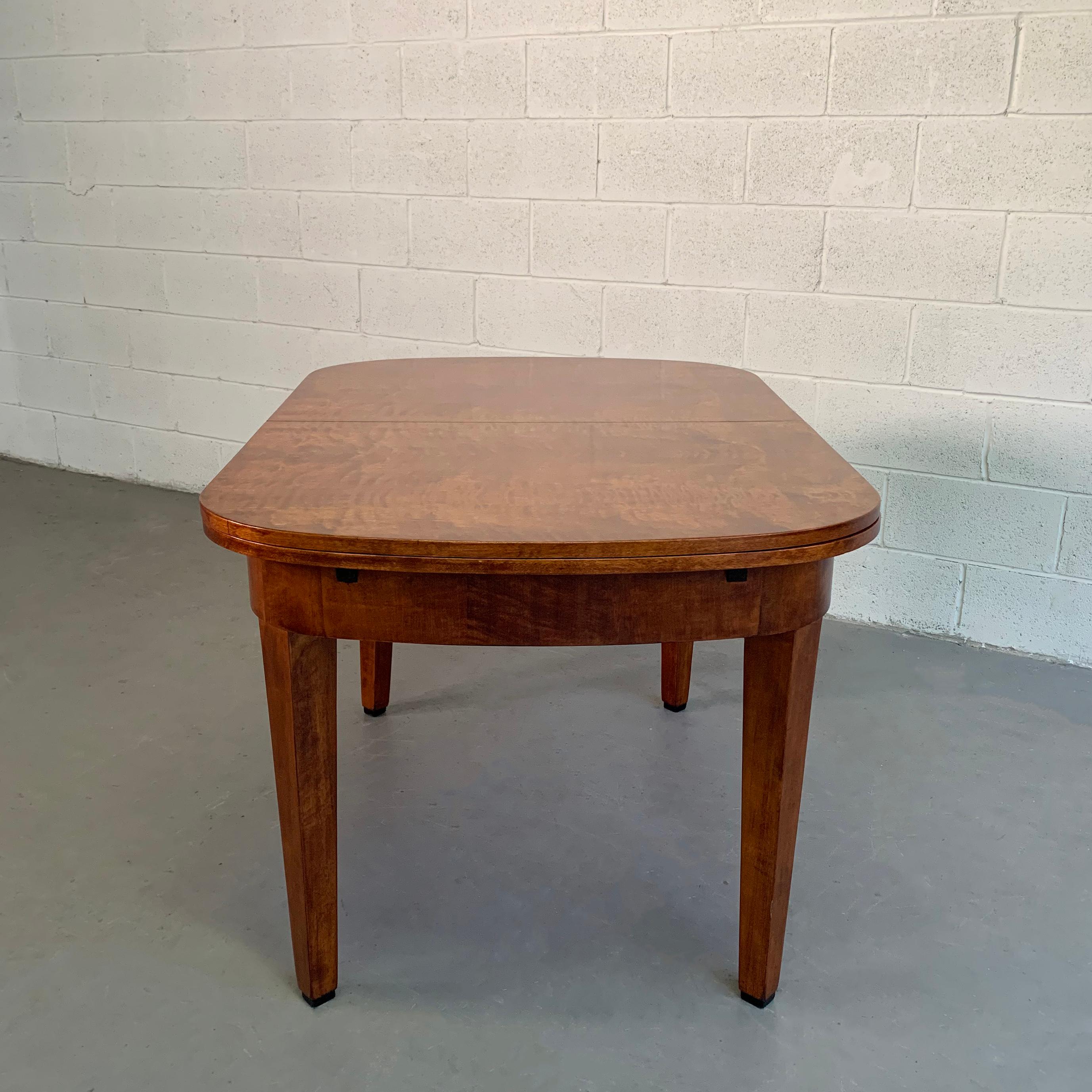 Biedermeier Satinwood Expanding Dining Table by Ruscheweyh Tisch 4