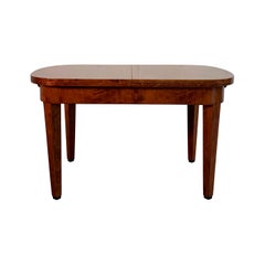 Biedermeier Satinwood Expanding Dining Table by Ruscheweyh Tisch