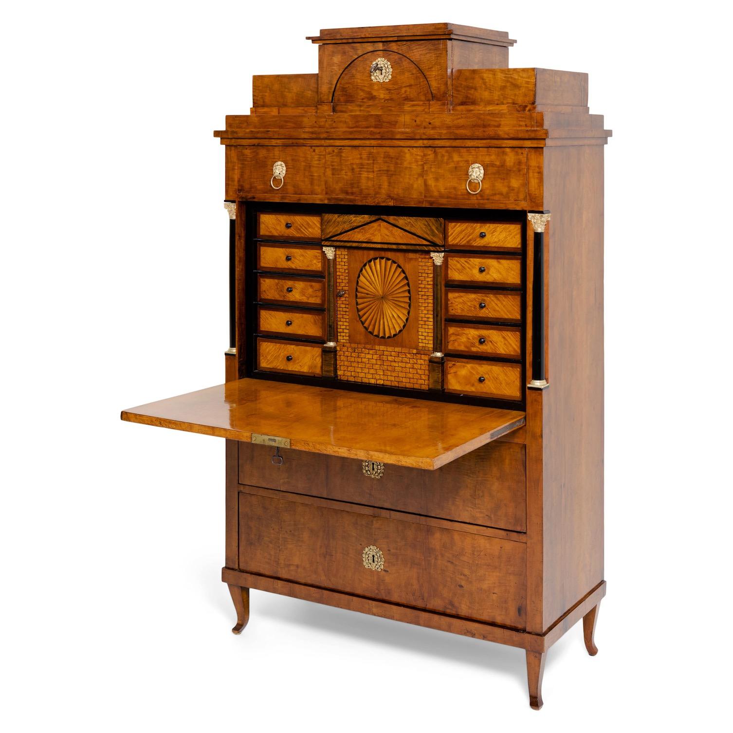 Biedermeier Secretaire, Central Germany, circa 1820 5