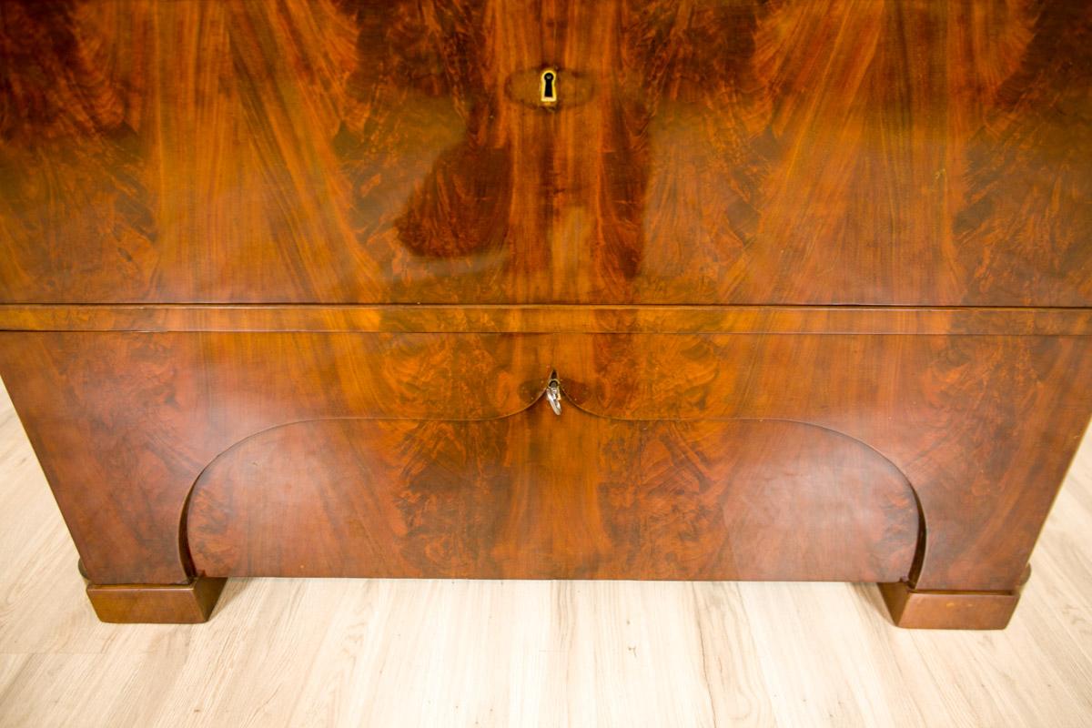 Secretaire Biedermeier de la 2ª mitad del siglo XIX en venta 3