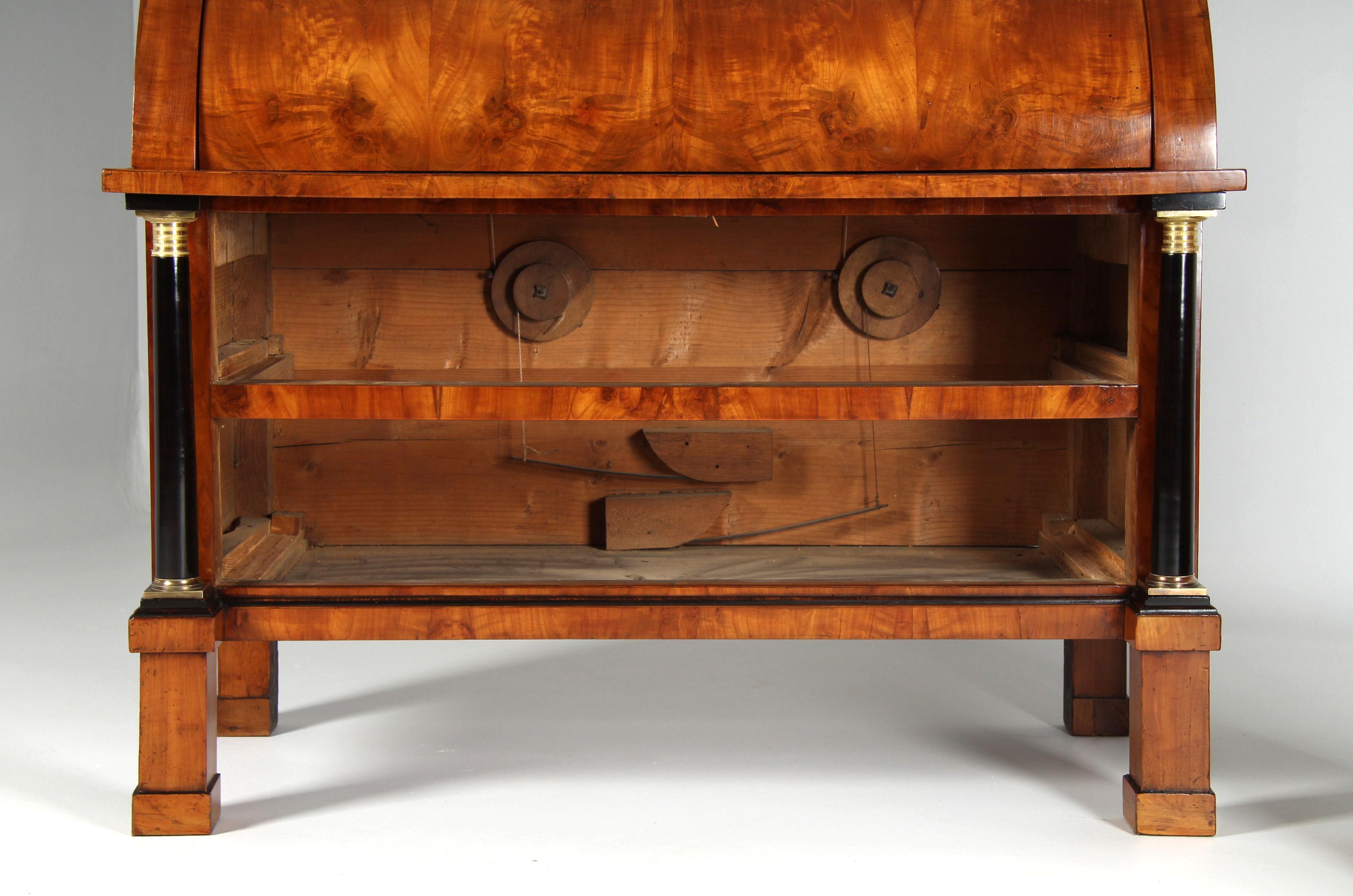Biedermeier Secretaire With Hidden Compartements And Rare Mechanism, circa 1815 For Sale 10