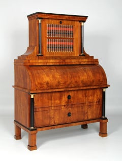 Biedermeier Secretaire With Hidden Compartements And Rare Mechanism, circa 1815