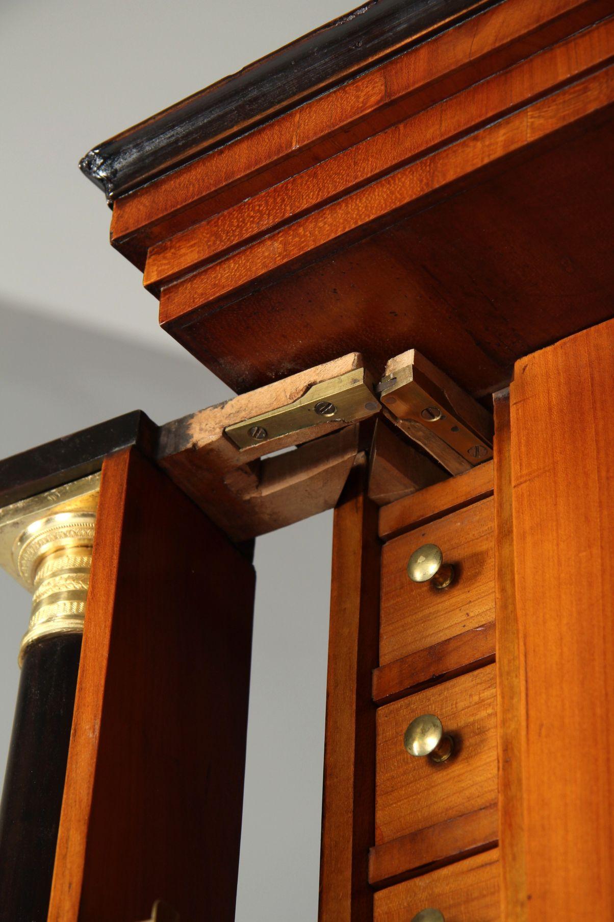 Biedermeier Secretaire With Hidden Compartements And Rare Mechanism, circa 1815 For Sale 1