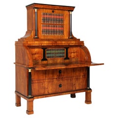 Biedermeier Secretaire With Hidden Compartements And Rare Mechanism, circa 1815