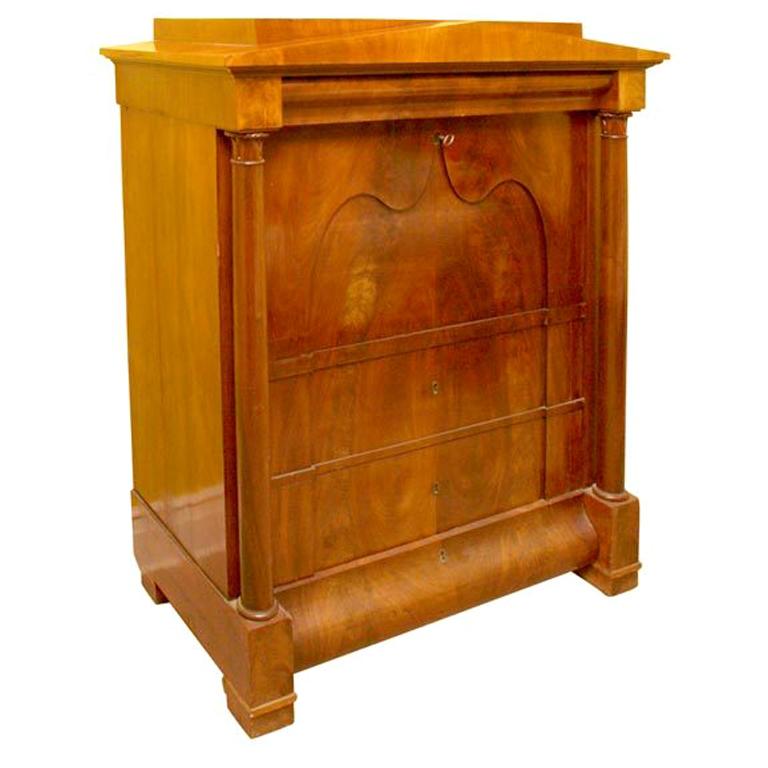 Biedermeier Secretary Abattant