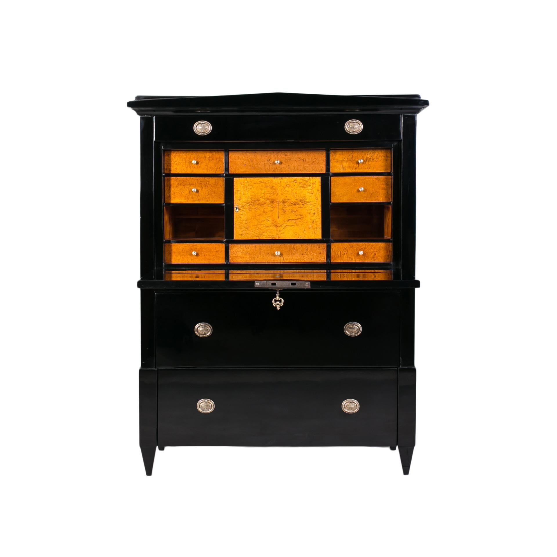 Austrian Biedermeier Secretary, Austria, 19th Century For Sale