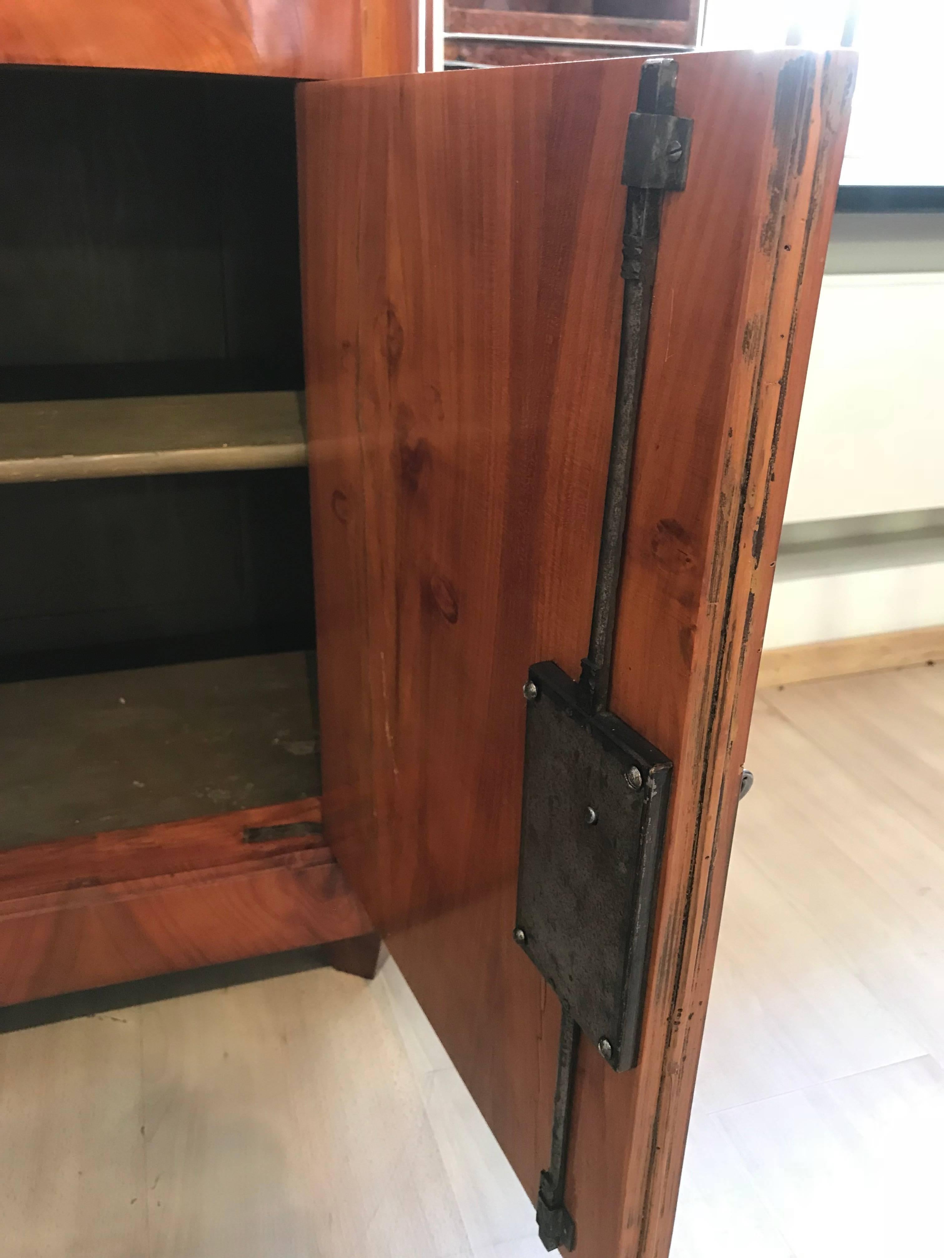 Biedermeier Secretary, Cherry Veneer, Germany circa 1825 12