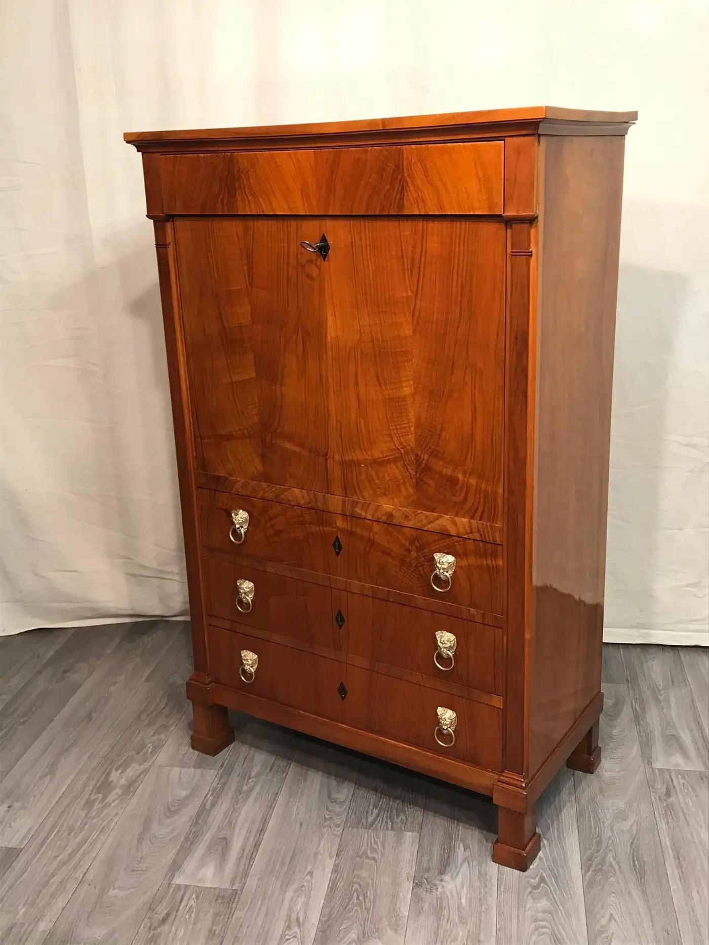 Biedermeier-Schreibtisch, 1820 im Zustand „Gut“ im Angebot in Leimen, DE