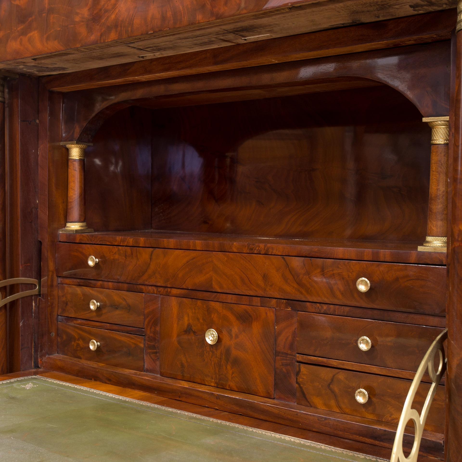 Biedermeier Secretary Desk, France, 19th Century In Good Condition In Wrocław, Poland