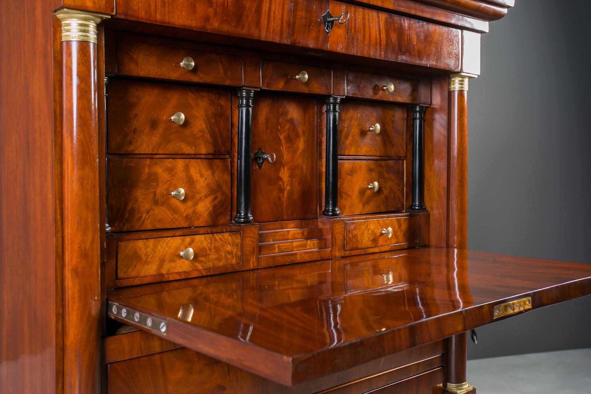 Biedermeier-Sekretärschreibtisch, Deutschland, 19. im Angebot 6