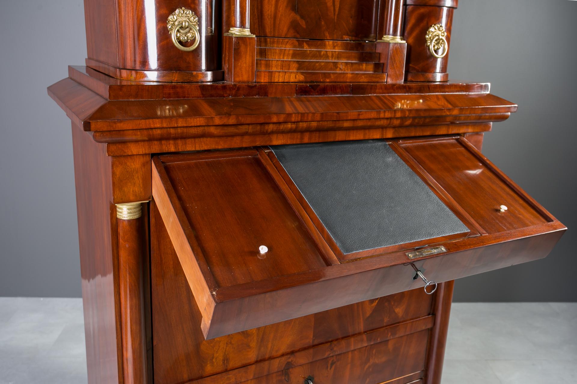 Biedermeier-Sekretärschreibtisch, Deutschland, 19. im Angebot 10