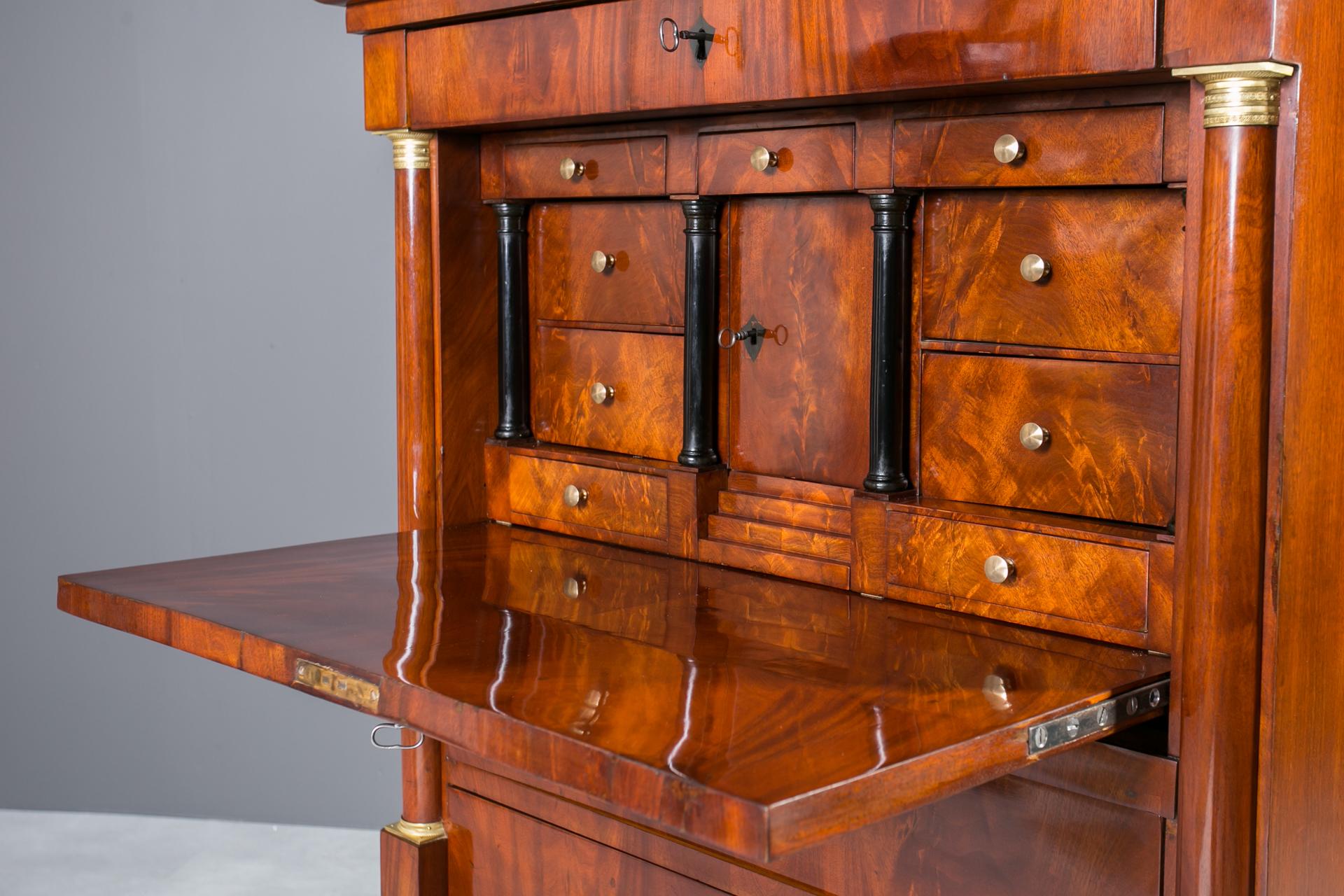 Biedermeier-Sekretärschreibtisch, Deutschland, 19. im Angebot 13