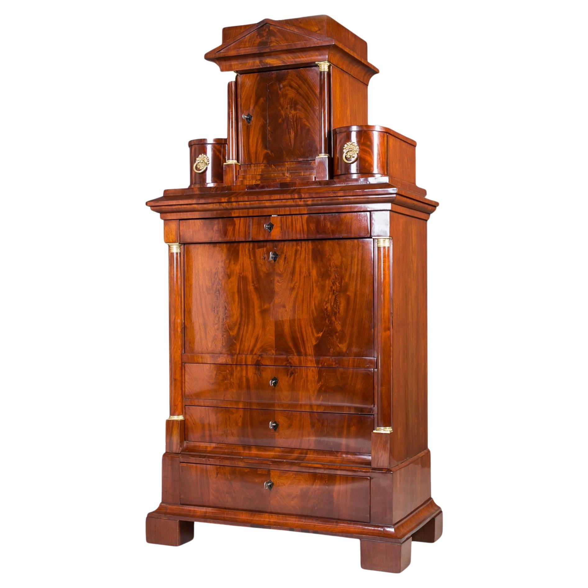 Biedermeier Secretary Desk, Germany, 19th Century