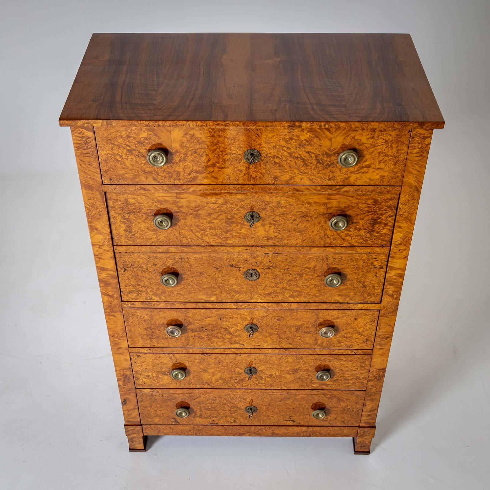 Escritorio secretario Biedermeier, Alemania, principios del siglo XIX 1