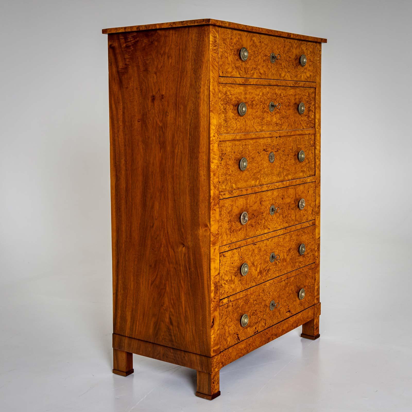 Escritorio secretario Biedermeier, Alemania, principios del siglo XIX 2