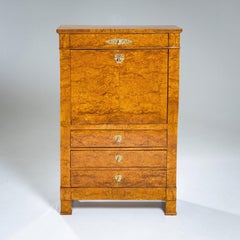 Biedermeier Secretary Desk, Mid-19th Century