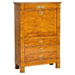 Biedermeier Secretary Desk, Mid-19th Century