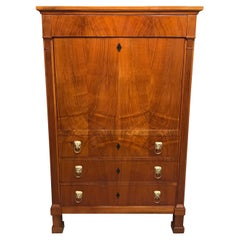 Antique Biedermeier Secretary Desk, South West German, 1820