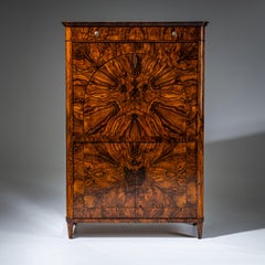 Biedermeier Secretary in Walnut, Austria, circa 1830