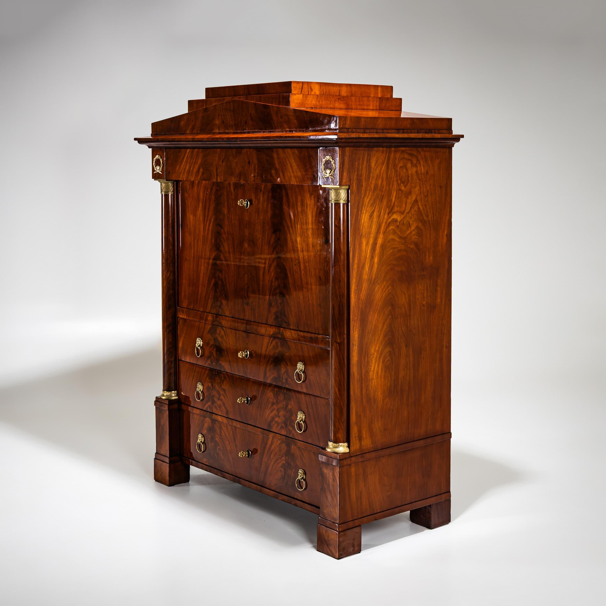 Tedesco Segreteria Biedermeier, probabilmente Berlino, inizio XIX secolo in vendita