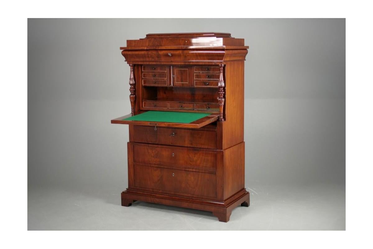 Suédois Secrétaire Biedermeier, Europe du Nord, vers 1860. en vente
