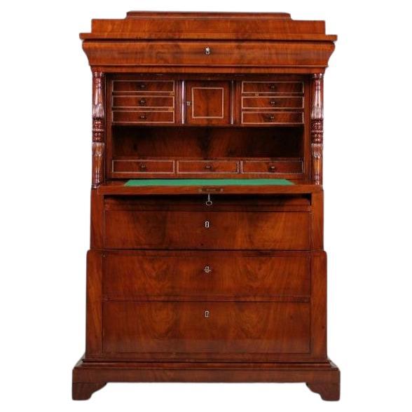 Secrétaire Biedermeier, Europe du Nord, vers 1860. en vente