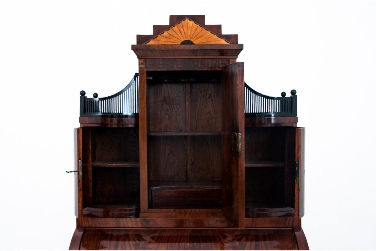 Biedermeier secretary, Northern Europe, mid 19th century. For Sale 5