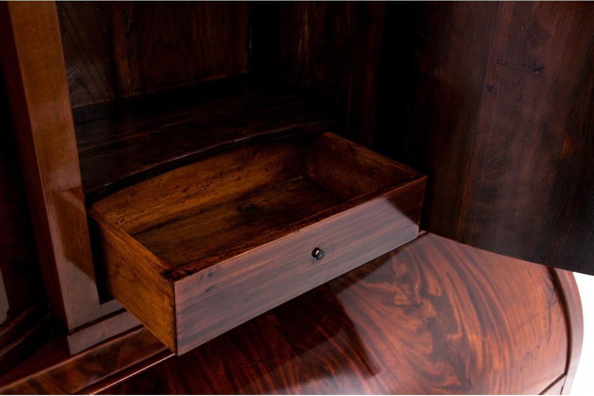 Biedermeier secretary, Northern Europe, mid 19th century. For Sale 6
