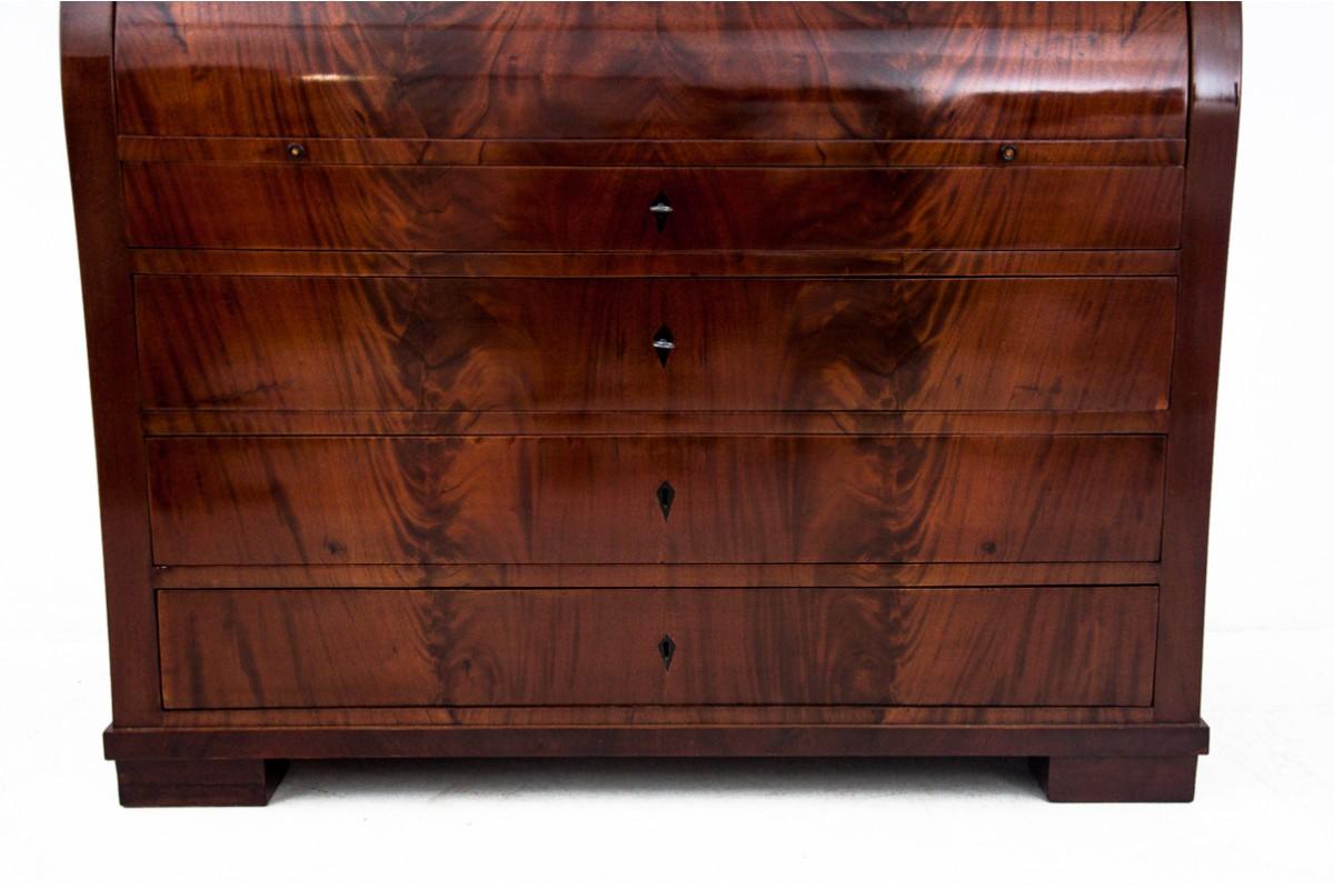 Biedermeier secretary, Northern Europe, mid 19th century. For Sale 9