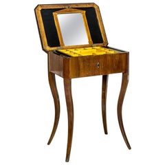 Biedermeier Sewing Table, a Classic of the Style, circa 1860
