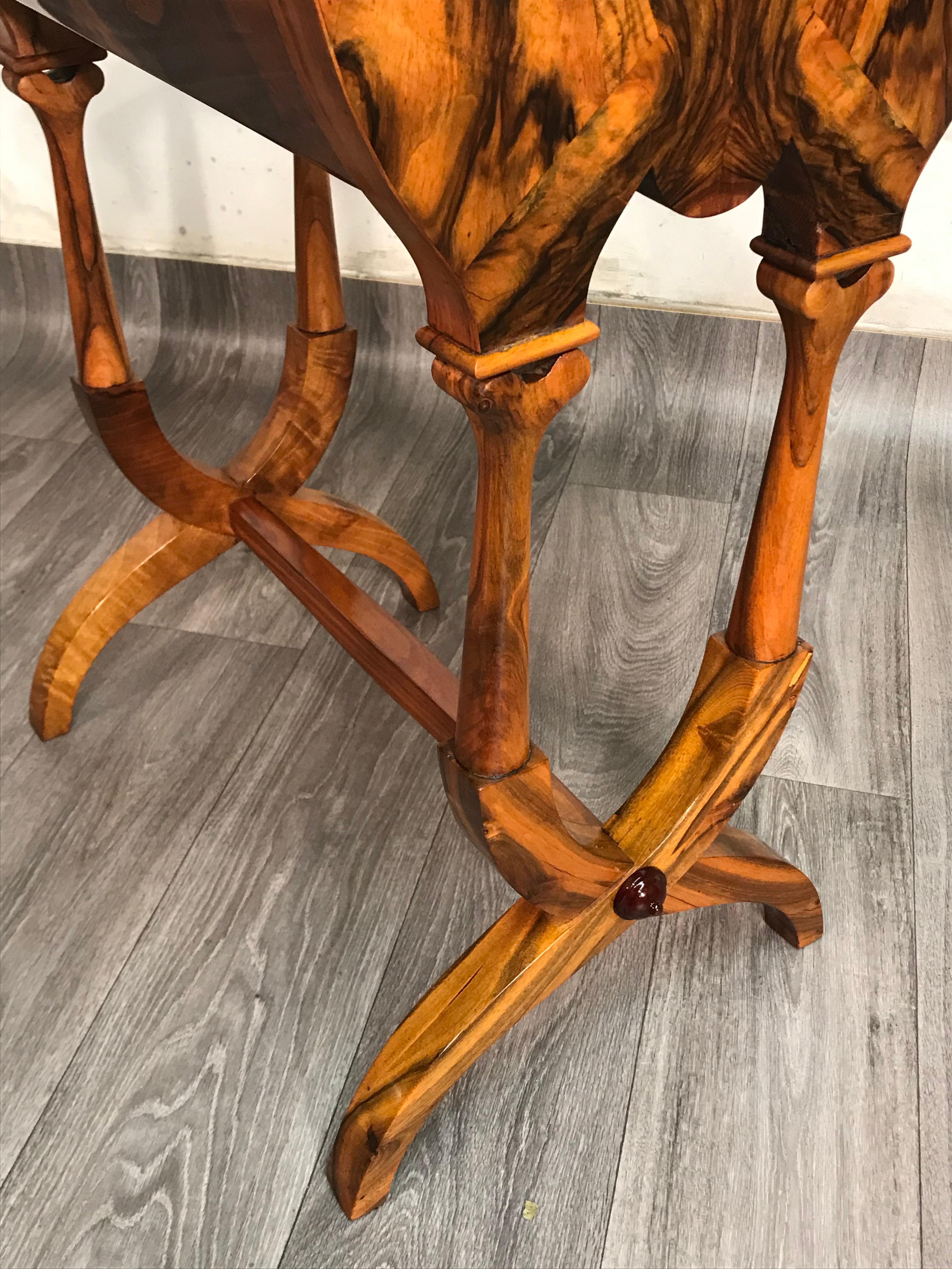 Biedermeier Sewing Table, Austria 1820, Walnut 4