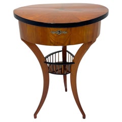 Biedermeier Sewing Table, Cherry Wood, South Germany circa 1820