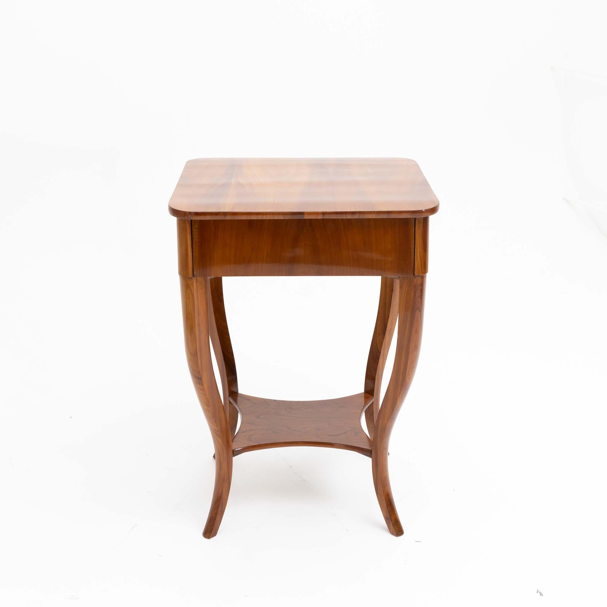 Wood Biedermeier Sewing Table, circa 1820