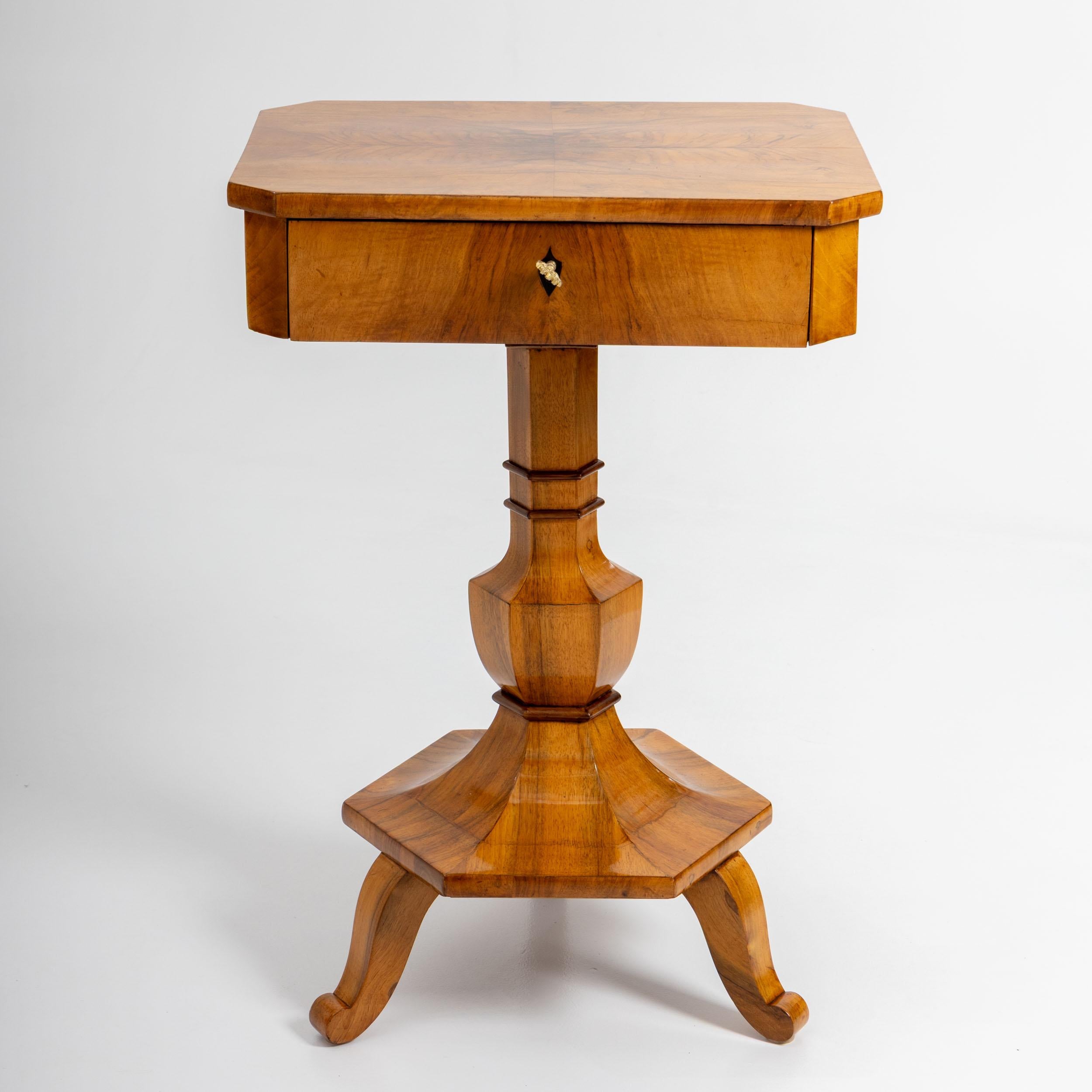 19th Century Biedermeier Sewing Table, circa 1820 For Sale