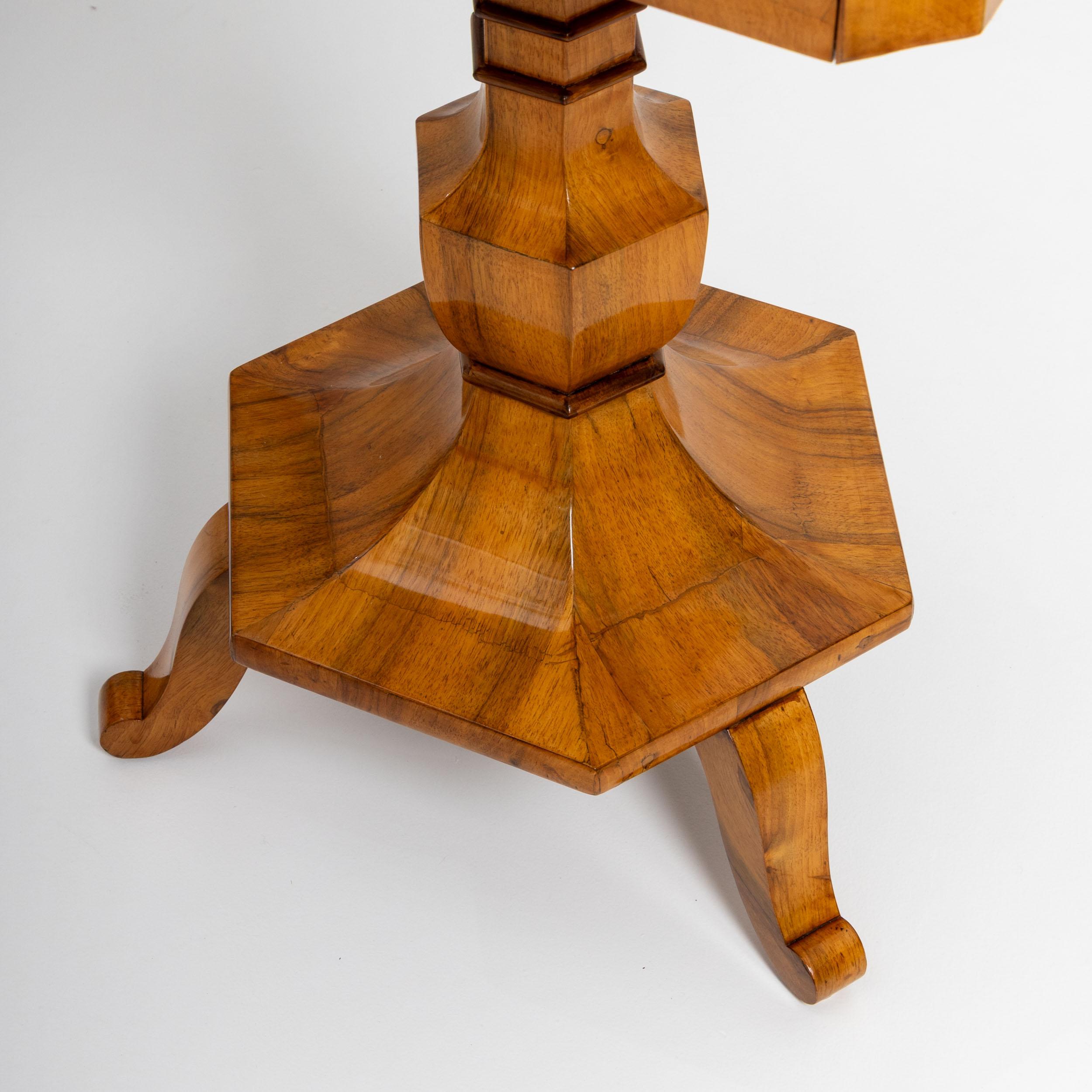 Biedermeier Sewing Table, circa 1820 For Sale 1