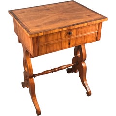 Biedermeier Sewing Table, South German 1820, Cherrywood