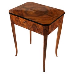 Antique Biedermeier Sewing Table, South German, 1820