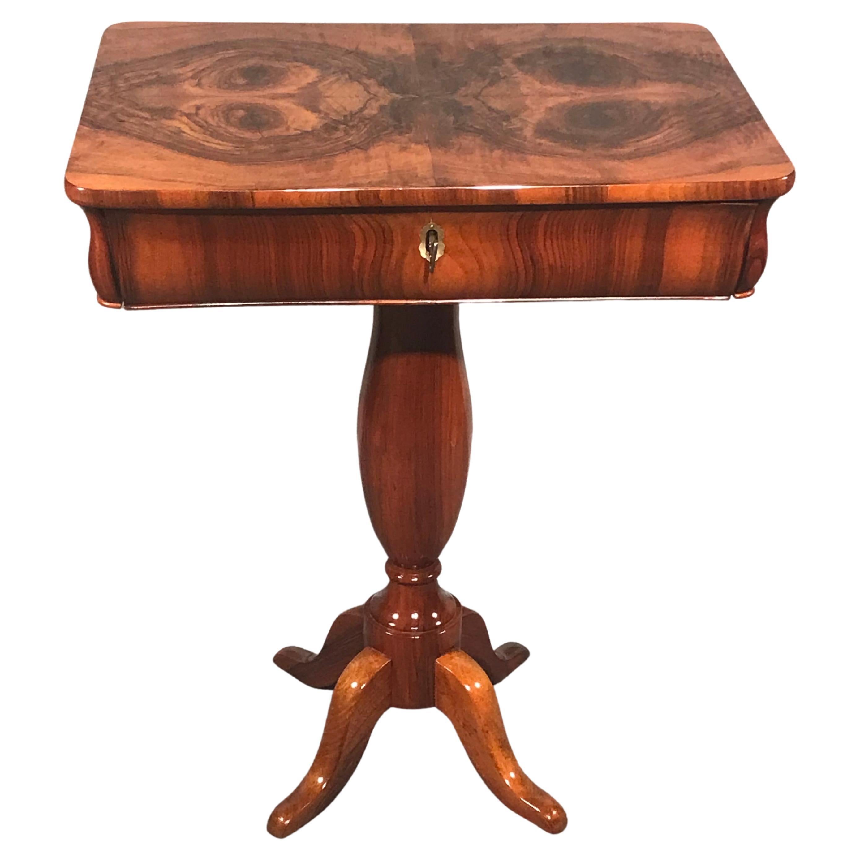 Biedermeier Sewing Table, South Germany, 1830 For Sale