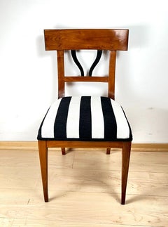 Biedermeier Side Chair, Cherry Wood, South Germany, circa 1830
