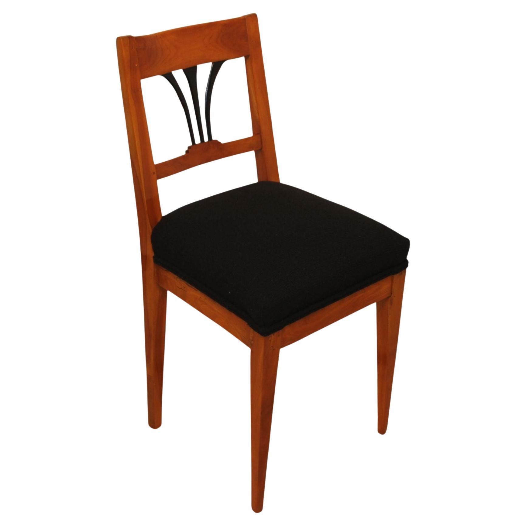Biedermeier Side Chair, Cherry Wood, South Germany circa 1830 For Sale