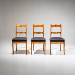Biedermeier Side Chairs, Central Germany, circa 1840