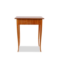 Biedermeier Side Table ca. 1820 Cherrywood with Drawer