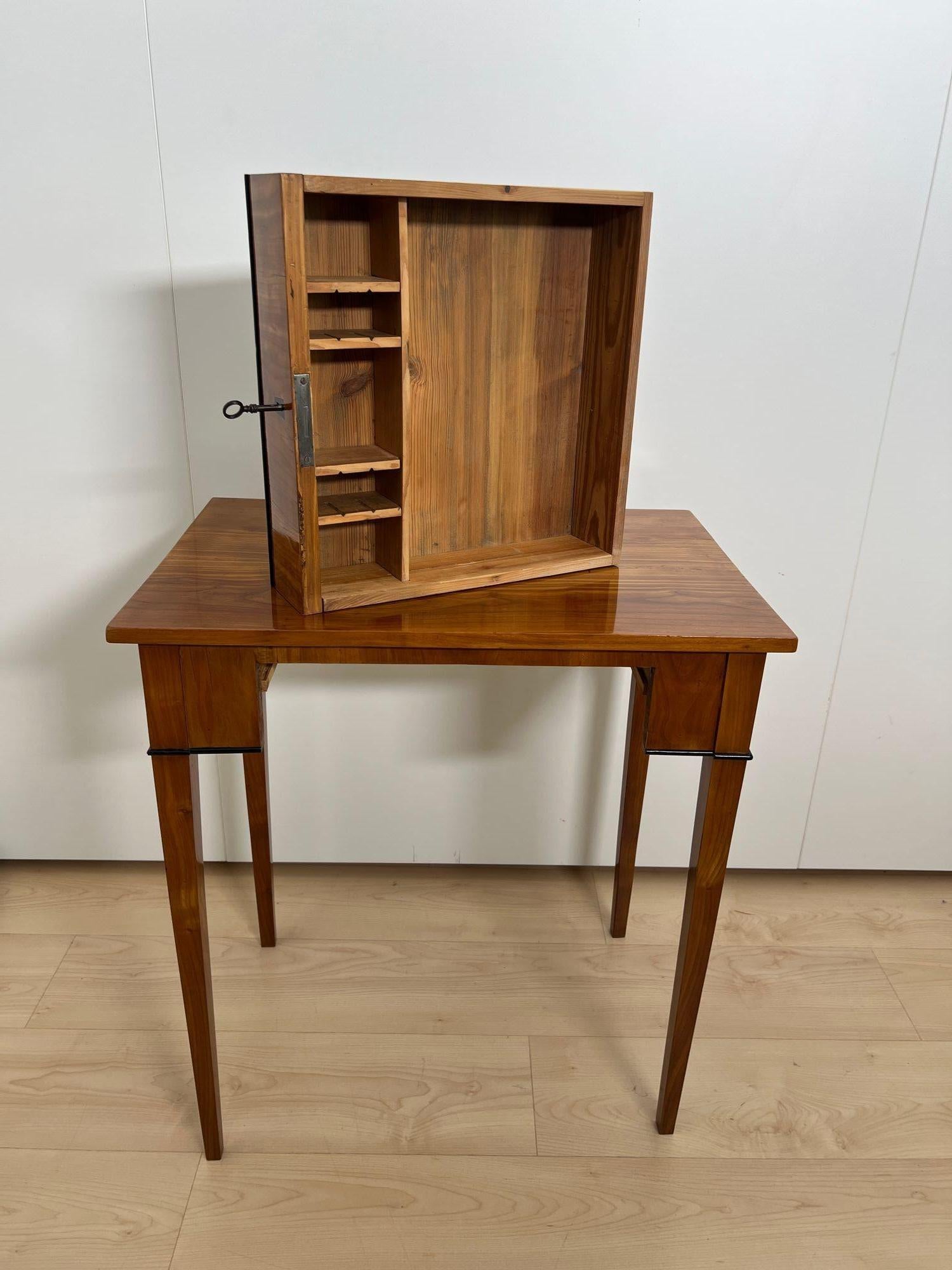 Biedermeier Side Table, Cherry Wood, South Germany circa 1820 For Sale 13