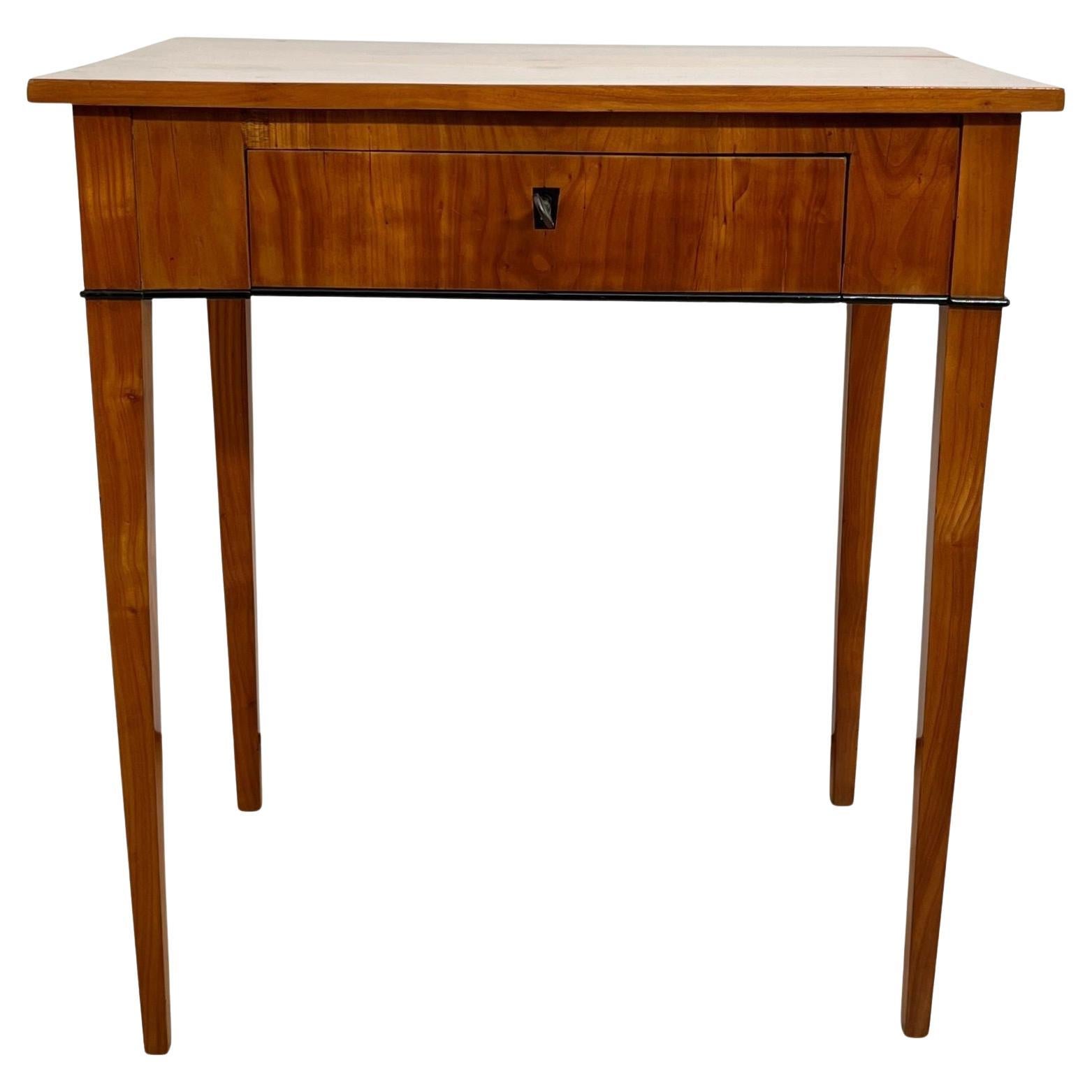 Biedermeier Side Table, Cherry Wood, South Germany circa 1820