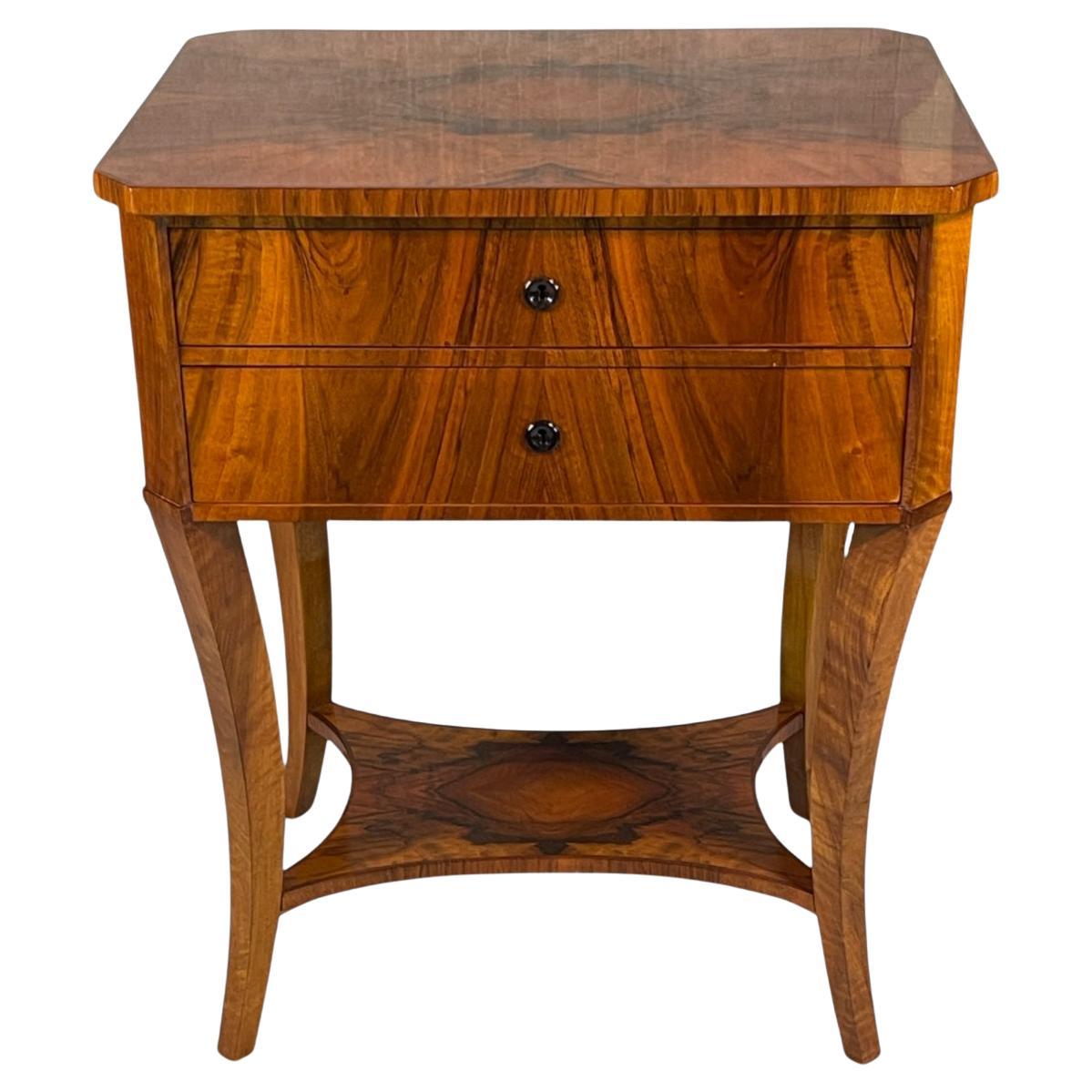 Tavolino Biedermeier o tavolo da cucito, 1820 in vendita