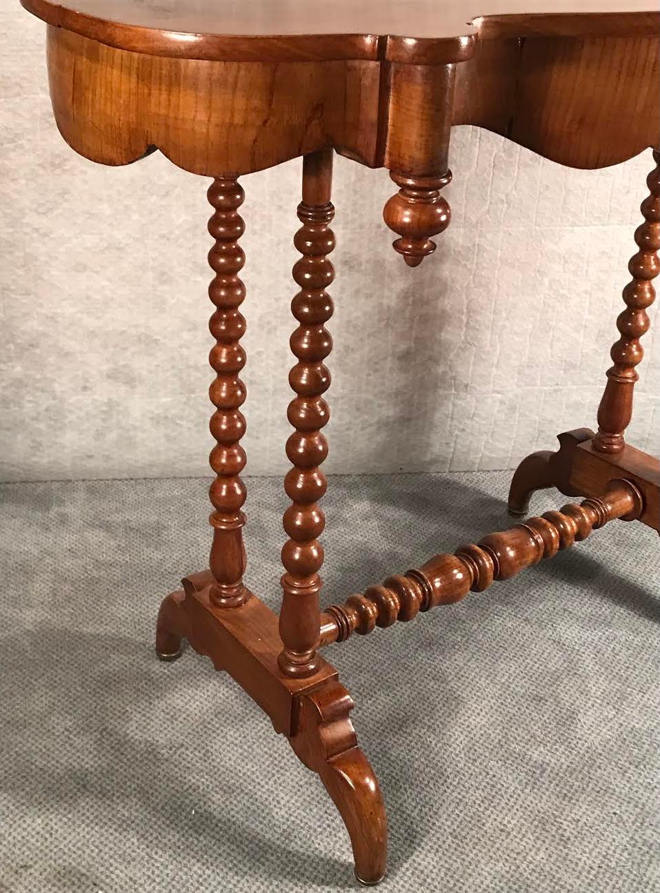 Veneer Biedermeier Side Table, Southern Germany, 1830-40 For Sale