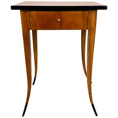 Biedermeier Side Table with Drawer, Cherrywood, South Germany, circa 1830